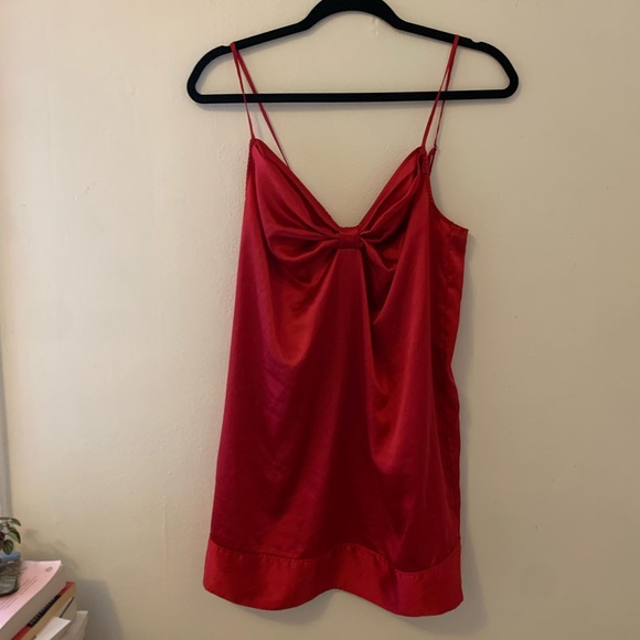 Vintage Victorias Secret Bow Slip Dress - Picture 1 of 3